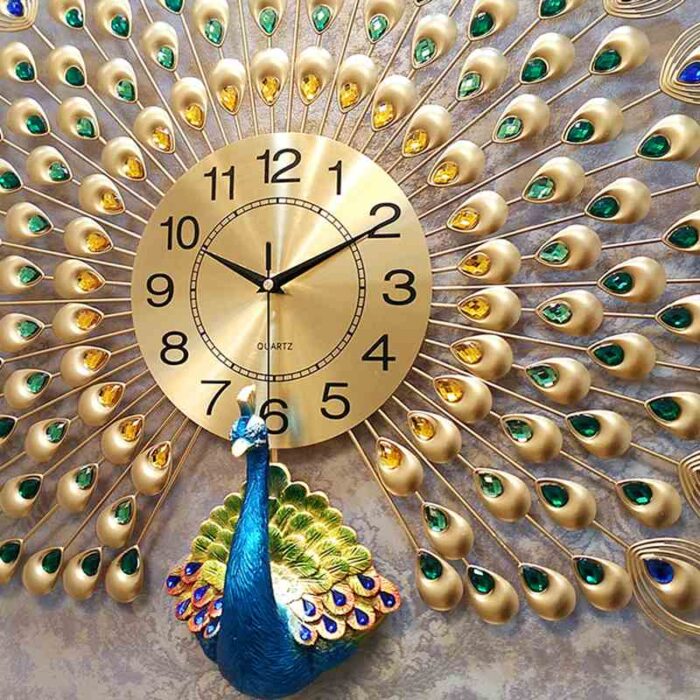 peacock wall clock online