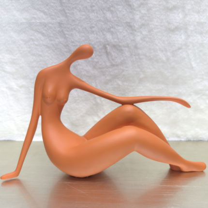 buy Abstract Sculptures orange