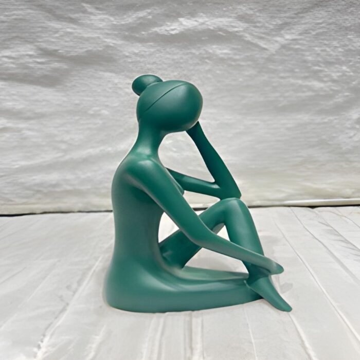 buy lady thinking statue