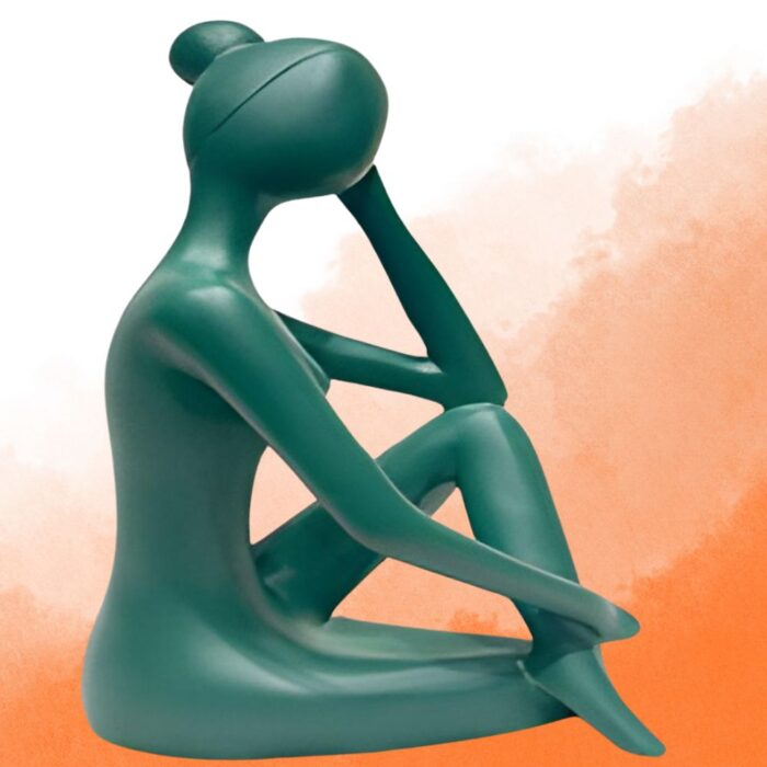 buy lady thinking statue online