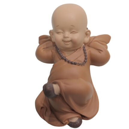 baby buddha monk statue