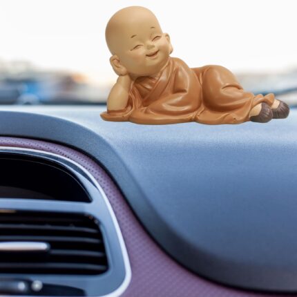 baby buddha monk statue